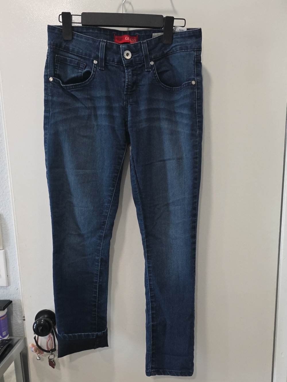 GUESS Slim Dark Indigo Skinny Jeans